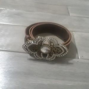 Miss me leather belt